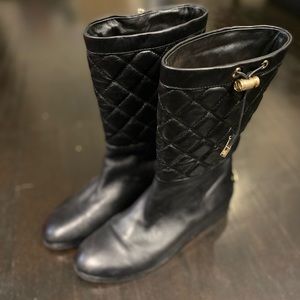 Michael Kors Quilted Leather Boots